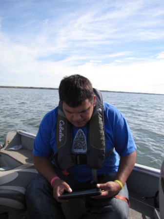 DJ Middletent recording Field Measurements